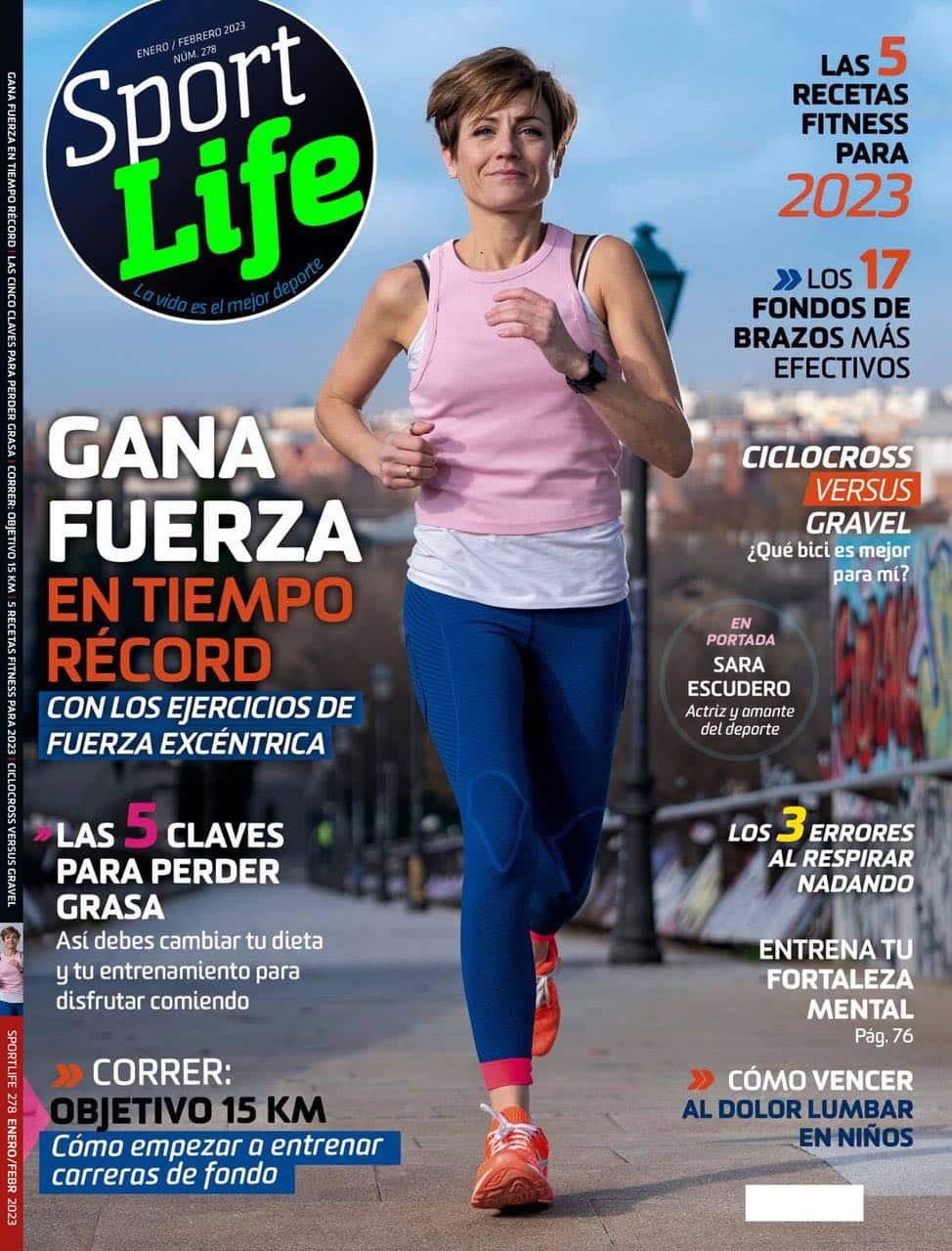 En este momento estás viendo Sara portada y entrevista en Sport Life